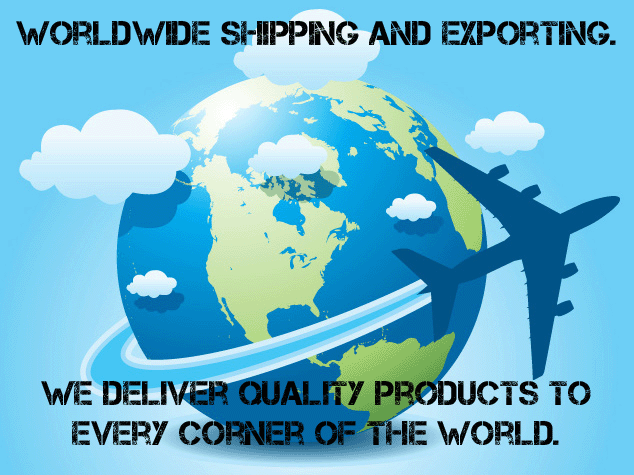 worldwide shipping and export